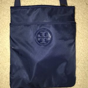 Navy Tory Burch nylon crossbody